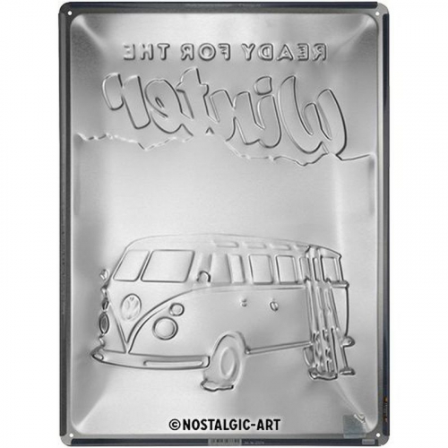 Blechschild VW Winter 3